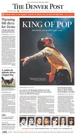 Michael Jackson death: Denver Post
