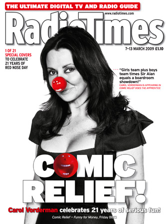 Radio Times Comic Relief cover