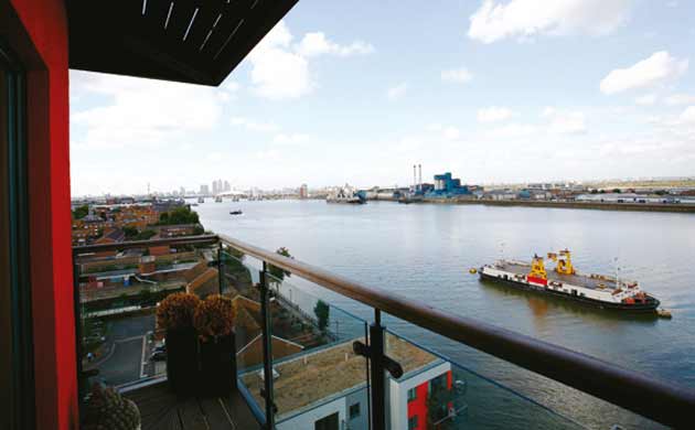 Mast Quay in Woolwich, London 