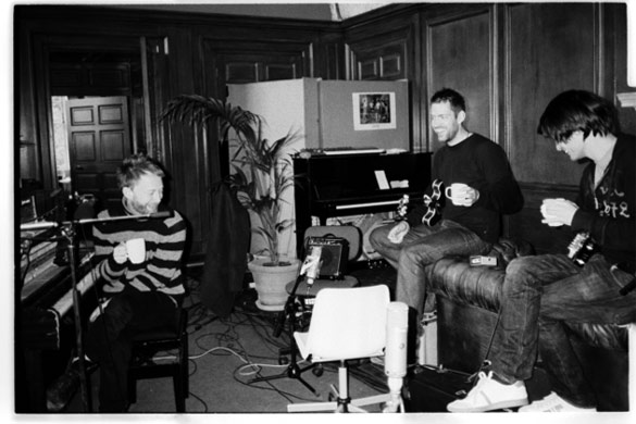 Radiohead in the studio, 2007