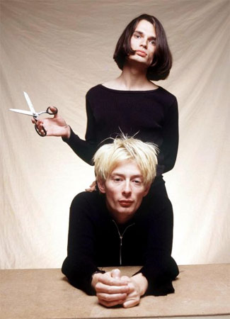 Jonny Greenwood and Thom Yorke