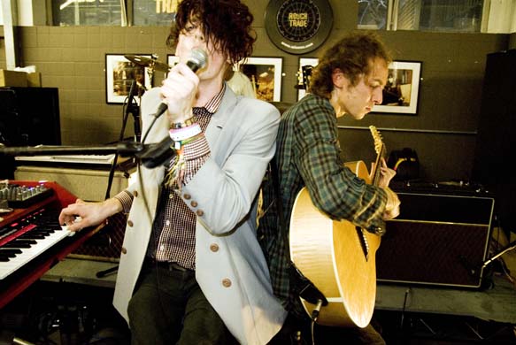  Mystery Jets performing