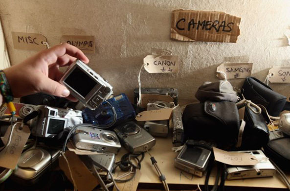 Lost property at Glastonbury