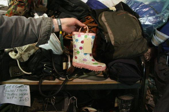 Lost property at Glastonbury