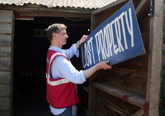 Lost property at Glastonbury