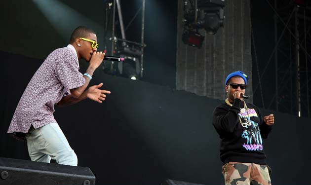 The Cool Kids performing live