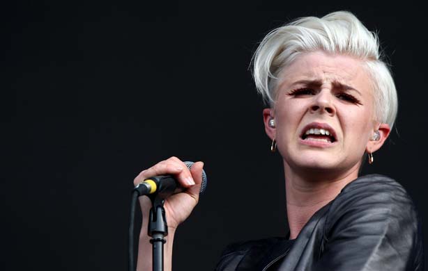 Robyn performing live