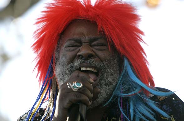 George Clinton performs