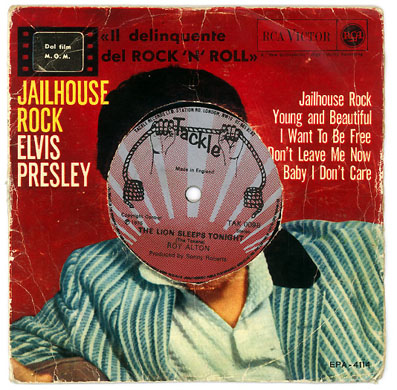 Stephen Fowler found record sleeves