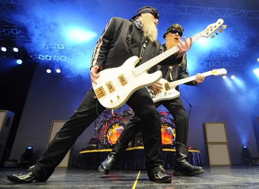 ZZ Top perform