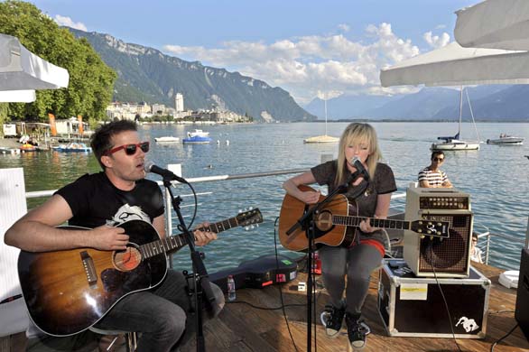 Tings Tings perform at Montreux