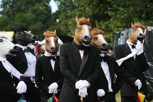 Festival goers at Latitude