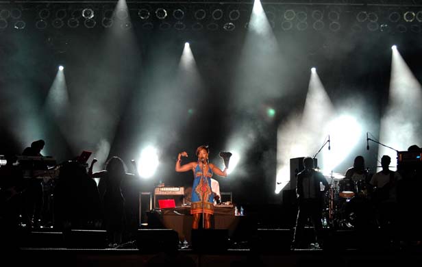 Estelle performs in Brooklyn