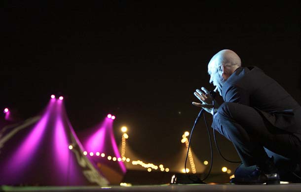 Michael Stipe performs