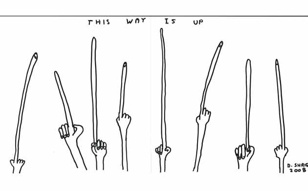 David Shrigley's Home Again artwork