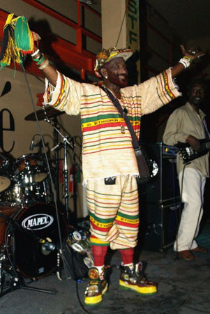 Lee 'Scratch' Perry performs in London 