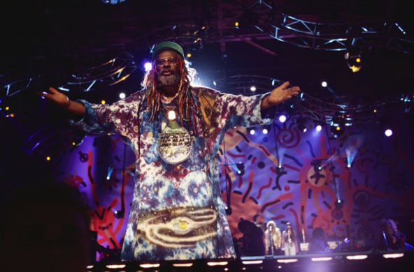 George Clinton Performing at Woodstock '99 in New York 