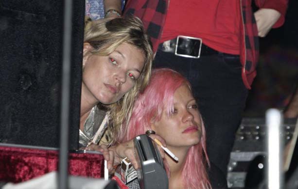 Kate Moss and Lily Allen
