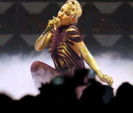 Kylie Minogue performs in Zurich