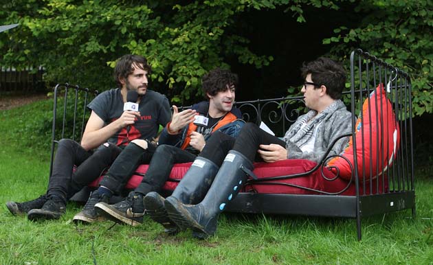 Nick Grimshaw interviews the Foals