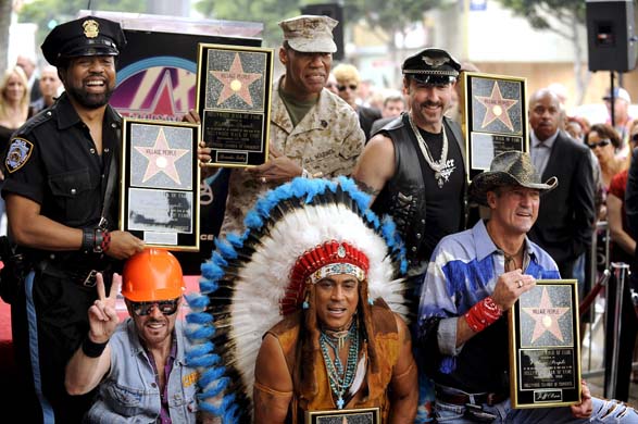 Village People on the Hollywood walk of fame
