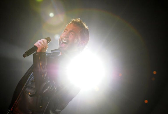 Berlin, Germany: Paul Rogers Queen during their 'Cosmos Rocks' tour