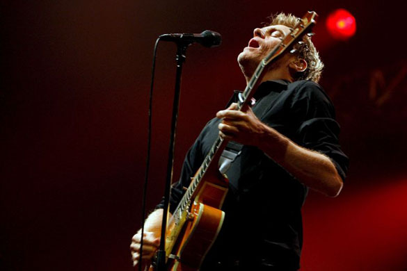 Zurich, Switzerland: Bryan Adams performs during his concert at the Hallenstadion