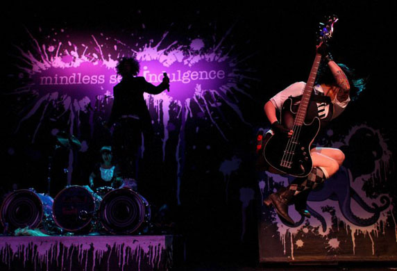 Indianapolis, US: Mindless Self Indulgence perform at the Murat Theatre
