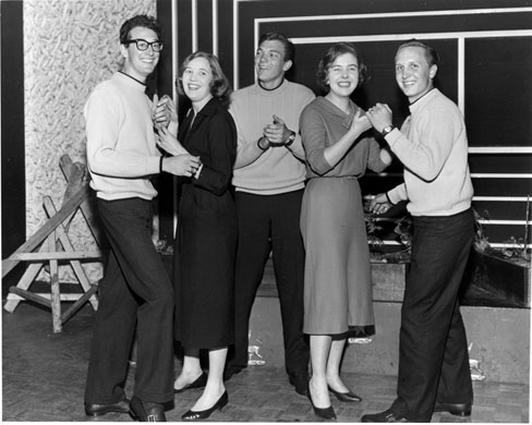  - With-the-staff-from-Valentine-Magazine-February-28th-1958-at-the-Whiskey-A-Go-Go-in-Wardour-Street-London-Buddy-Holly-Ann-J-I-Al--by-Bill-Francis-7590