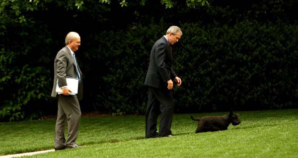 President Bush and Karl Rove