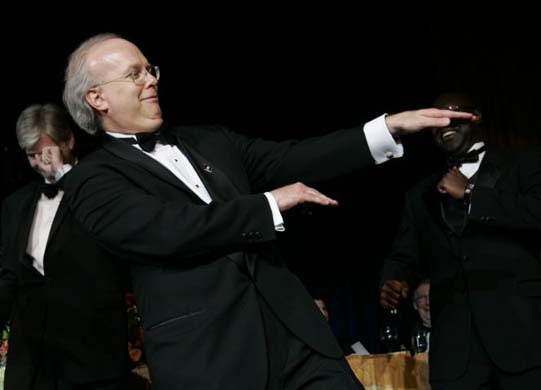 Karl Rove performs a rap