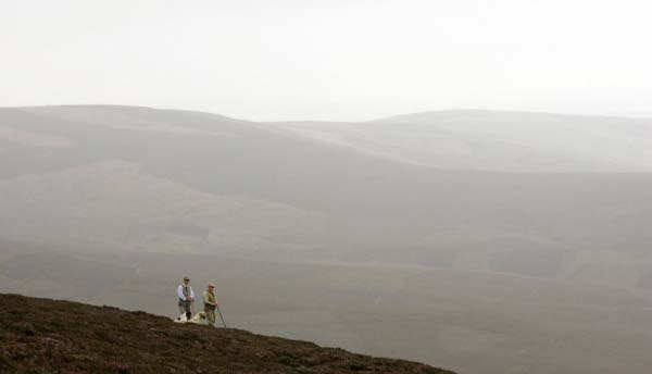 Gavin Hannan with underkeeper John Carslake