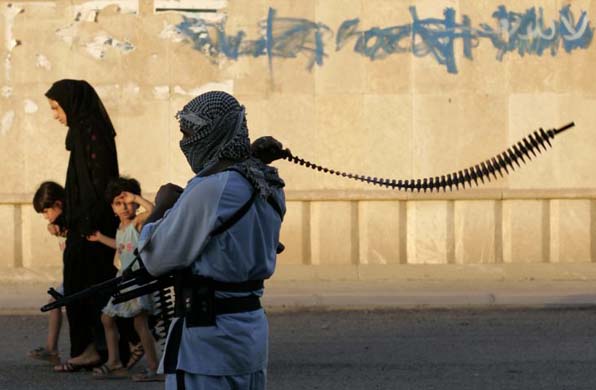 A member of the Amariyah Volunteers