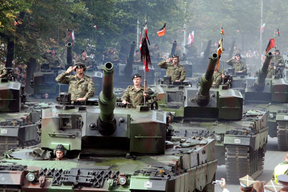 Military parade in Warsaw