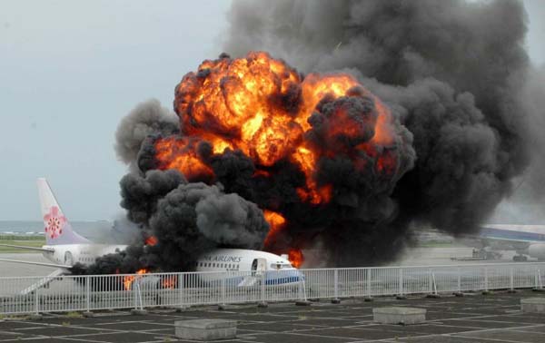China Airlines explosion