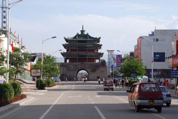 Yongchang county town where Ma spends his rare days off