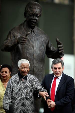 Nelson Mandela statue unveiling