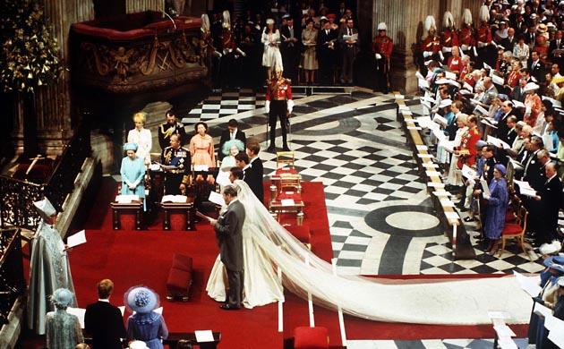Charles and Diana royal wedding