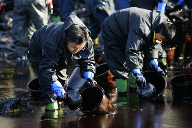 South Korea oil spill
