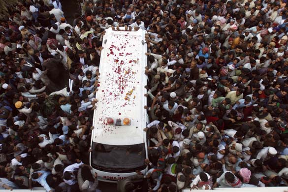 Bhutto's coffin