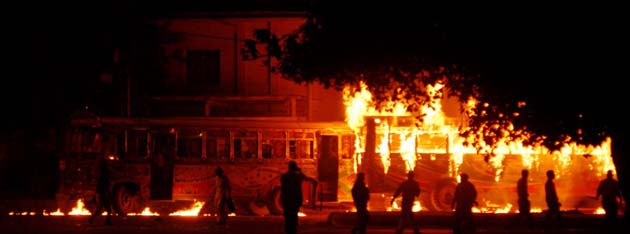 The aftermath of the assassination of Bhutto