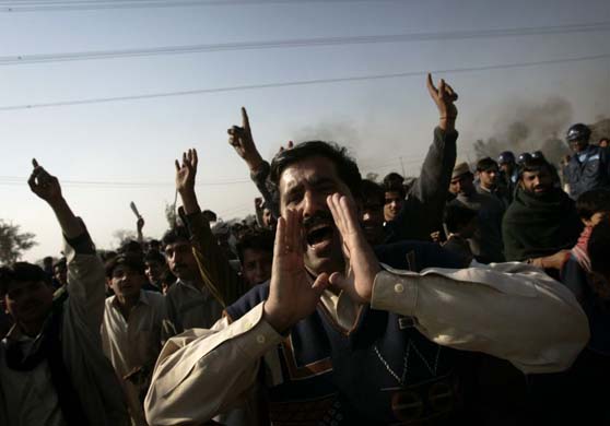 The aftermath of the assassination of Bhutto