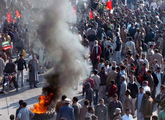 Protests in Pakistan