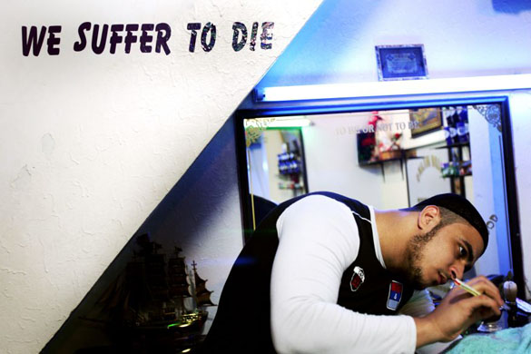A barber shop