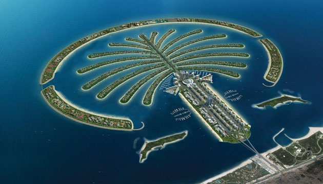 The Palm Jumeirah in Dubai