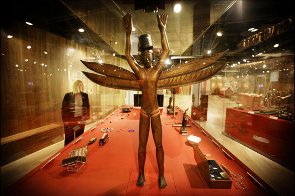 Exhibits from Sir Henry Wellcome's collection on display 
