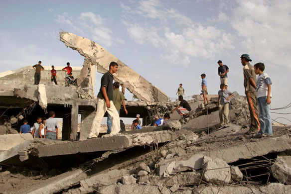 Israeli missile strike near Rafah