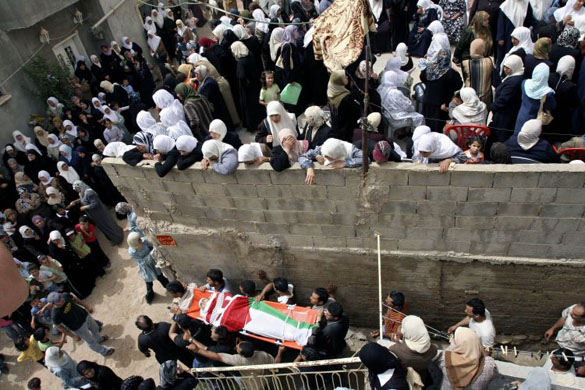 Palestinian mourners