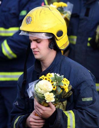 Firefighters tributes