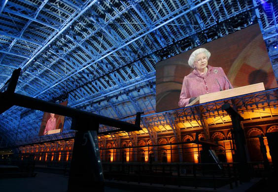St Pancras international station